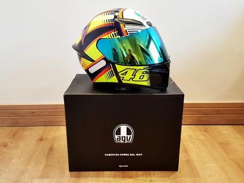 Capacete AGV K1 Soleluna - Valentino Rossi - VR46 - Lacrado na caixa sem uso - Número 58