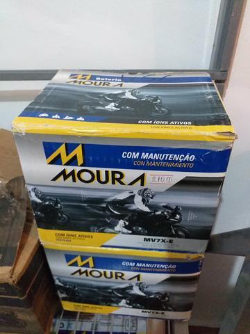 Promoção de Batéria Moura de 7 amperes de moto