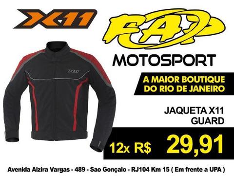 Jaqueta X11 Guard Vermelha / Fap Motosport