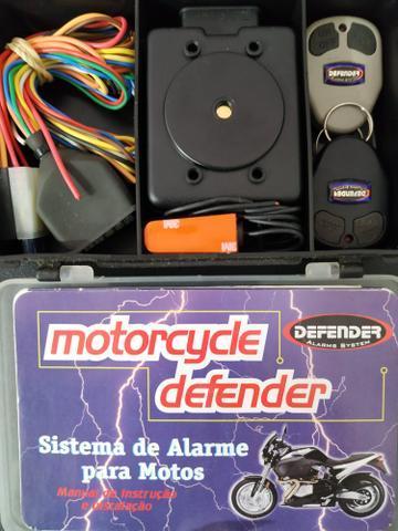 Alarme para moto Defender novo na caixa com manual de instruções e instalação