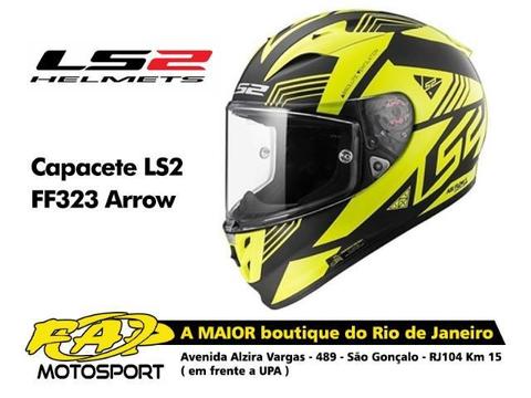 Capacete Moto Ls2 FF323 Tri-Composto Arrow R Neon Amarelo