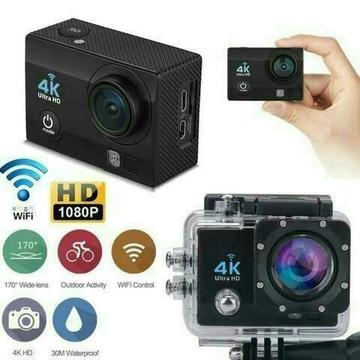 Câmera Action Cam Pro Sport Ultra 4k Full Hd Prova D'agua 1080P