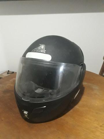 Capacete para moto com viseira retrátil