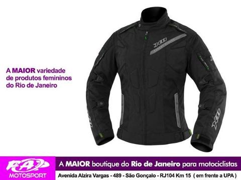 Jaqueta Feminina Moto X11 Impermeável Evo 3 Preta