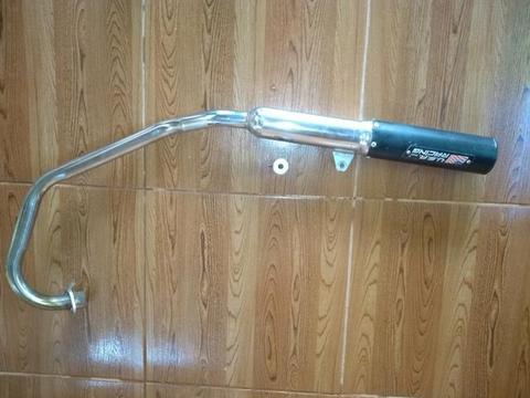 Vendo escape U.s.a Racing com abafador fan 160