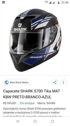 Capacete MT e Shark