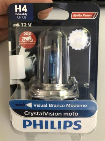 Lampada Philips H4 Crystal Vision Ultra Moto 55/60W