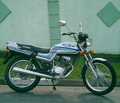 Honda cg today 1990 prata - 1990