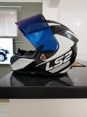 Capacete ls2 tri composto número 56