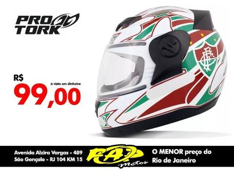 Capacete Moto Fluminense Evolution Pro Tork