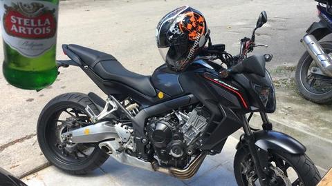 Vendo ou troco por carro CB 650F com 20 mil rodado - 2015