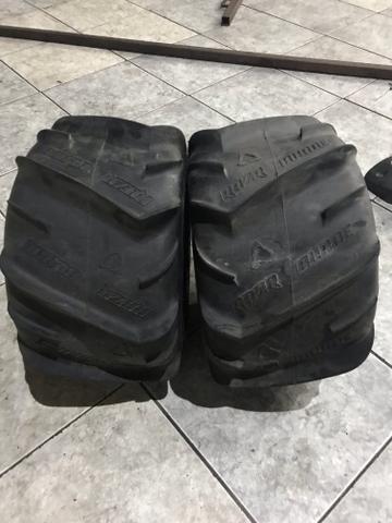 Par de pneus concha com aro 9? pouco usado
