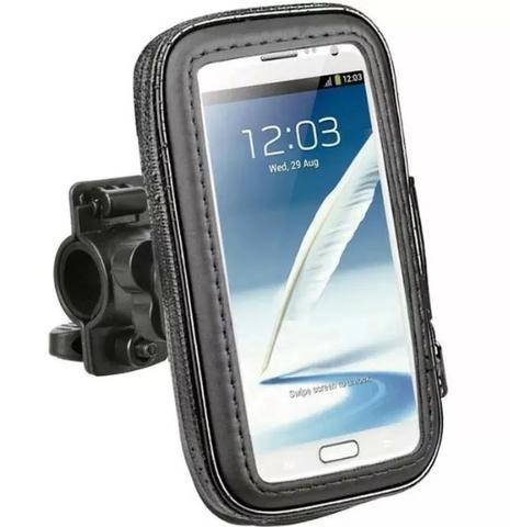 Suporte Prova D'Agua Celular Bike Bicicleta Moto Gps 5.5 Pol (NOVO)