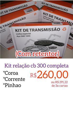 Kit relação cb 300 COM RETENTOR