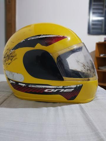 Capacete Amarelo Barato