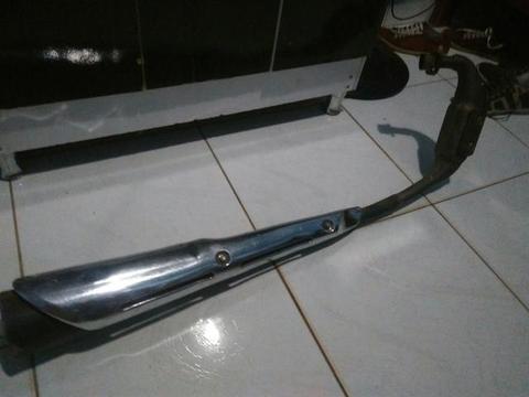 Escapamento original da Fan 2009 a 2013