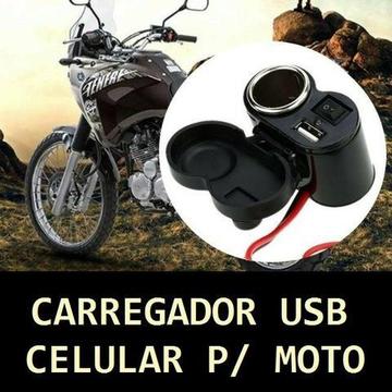 Carregador de Celular para Moto