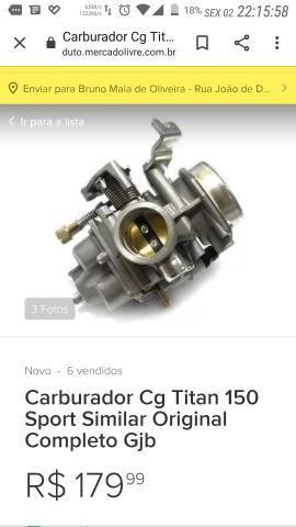 Carburador de fan/titan 125/150cc