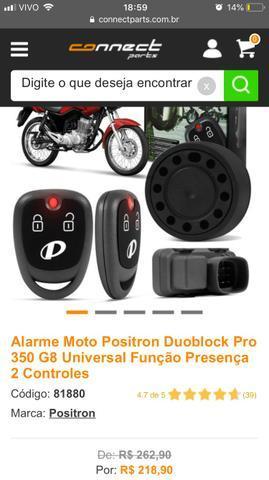 Alarme pósitron para moto