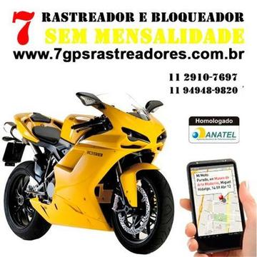 Rastreador Com Bloqueador Sem Mensalidade Para Motos, Caminhão, Carros