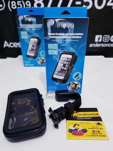 Suporte Universal Celular para Moto Resistente à água com Aplicação base retrovisor