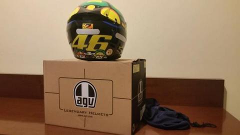 Capacete Novo AGV Valentino Rossi K3 Turtle