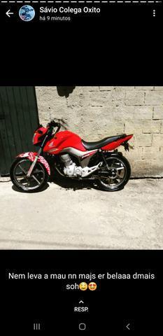 Troco tanque da fan 160 2017 com as asas