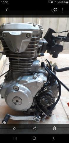 Motor da titan 160 novo completo com chicote e sistema de injeção