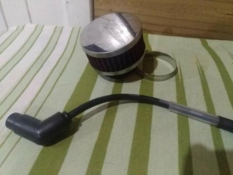 Filtro de ar esportivo e cabo de vela iboster + cachimbo