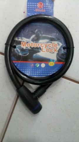 Trava antifurto para moto e bike,Nova, Entrega grátis