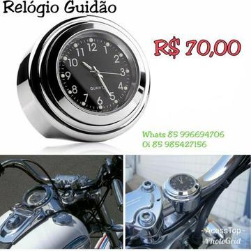 Relógio Guidão Moto