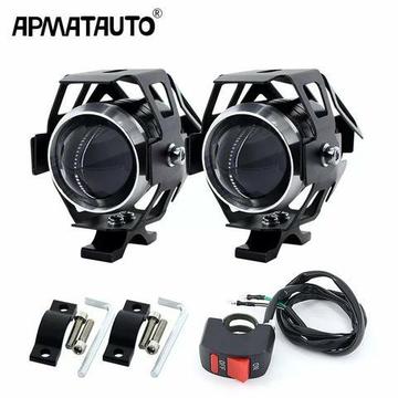 Farol Milha Led Auxilar U5 Moto