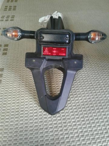 Suporte de placa cbr 600 completa cm parafusos originais - 2014