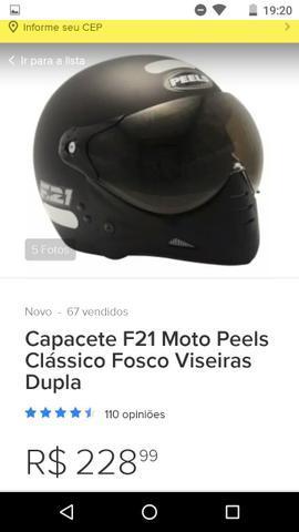 Vendir a moto fiquei com capacete f 21. 150,00