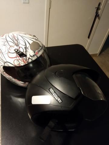 Vendo capacete e manetes para Hornet os três itens por 200 reais aí tem preço