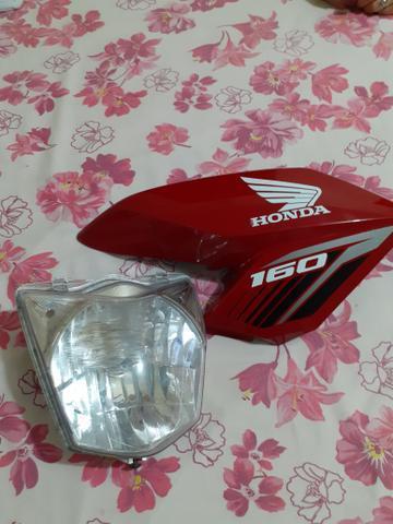 Vendo peças Abar direita e um Farol original da Fan 160