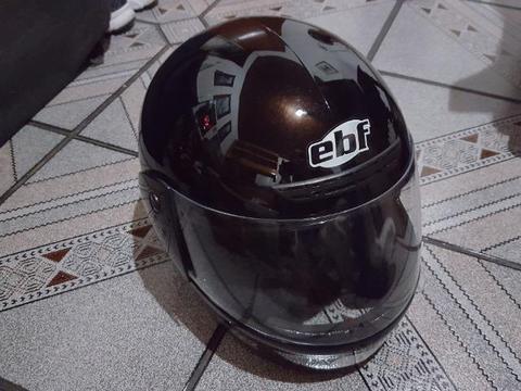 Capacete EBF Rox Preto Tamanho 56 para Moto Motoqueiro