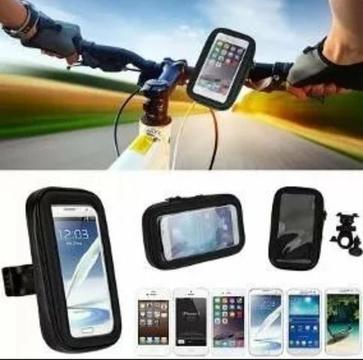 Suporte Impermeável de Celular e GPS para Moto e Bicicleta