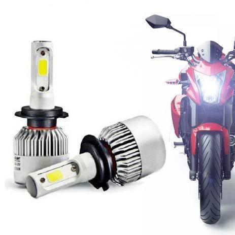 Lâmpada Super LED Moto H4 3800 lumens - Entrego em Estações