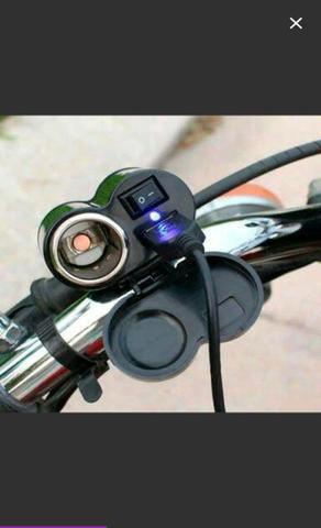 Carregador usb para motos