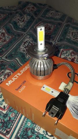 Troco led por escape pra fan 150