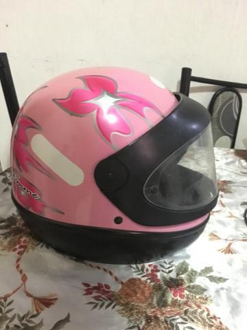 Capacete feminino novo