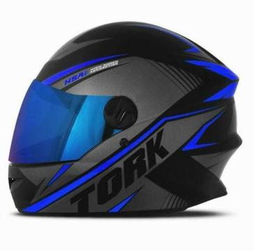 Capacete Moto Pro Tork R8 Viseira Esportiva Azul