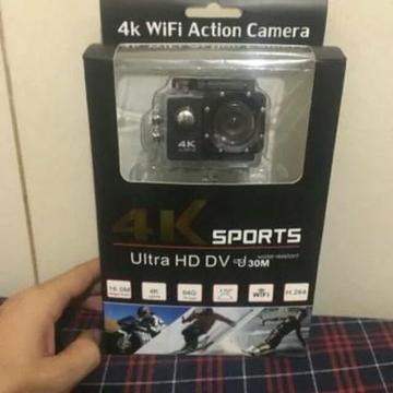 Ultra Câmera Action Drone Go Pro Sports 4k Wifi Prova Dágua