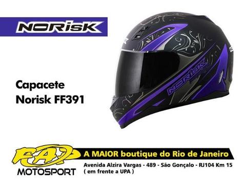 Capacete Moto Norisk FF391 Friz Roxo