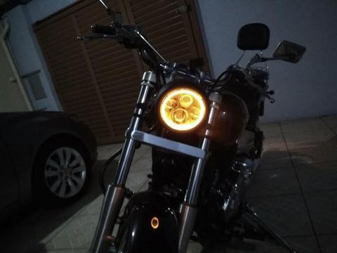 Farol de led moto