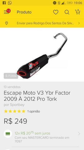 Cano v3 pro Tork ybr factor 2009