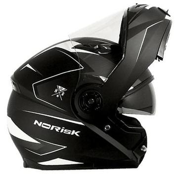 Capacete norisk articulado com dupla viseira kallu motos niteroi