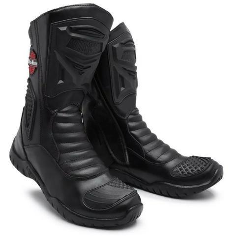 Bota Masculina Motociclista Impermeavel Motoqueiro Power