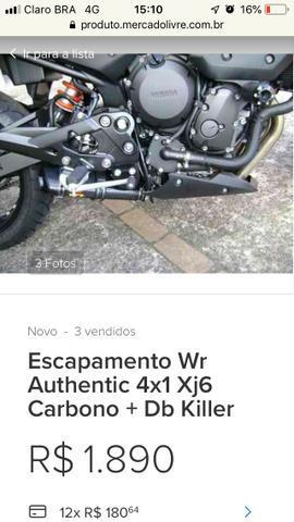 Escapamento esportivo completo xj6